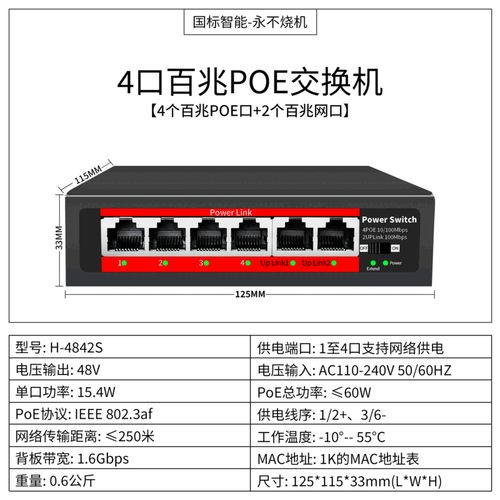 睿颖千兆交换机 安防监控网络的专业之选